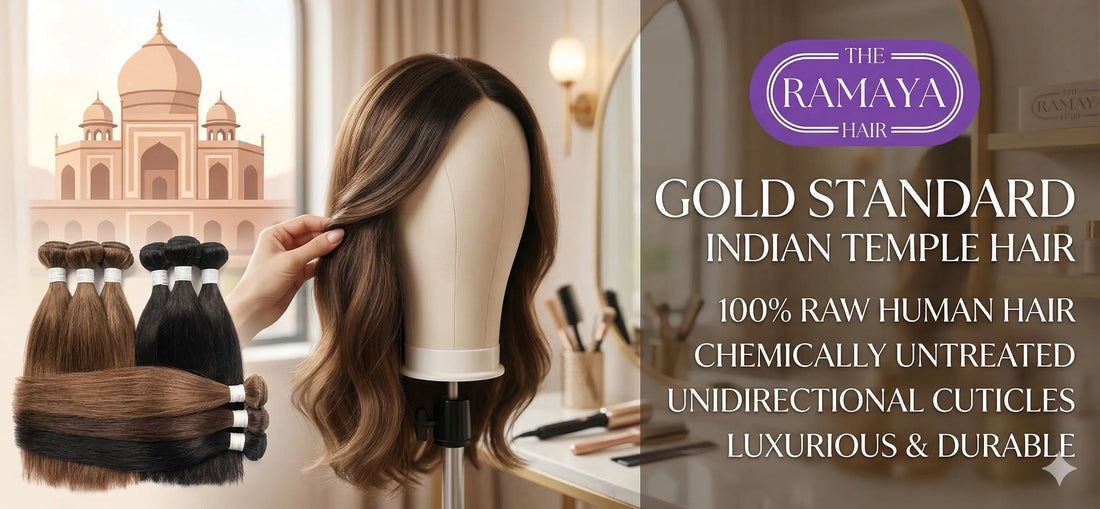 Real Human Hair Extensions by The Ramaya Hair Extension Jaipur