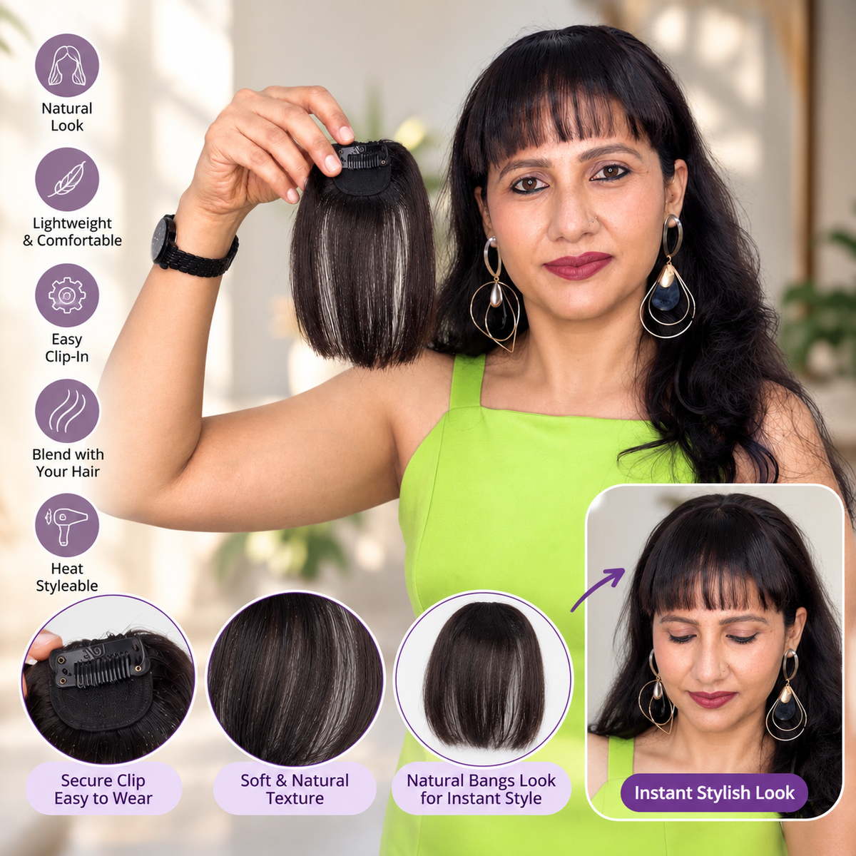 Bangs The Ramaya Hair Extensions