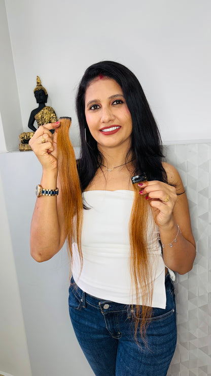 Golden Glaze – Insta Streak (Golden Blonde) The Ramaya Hair