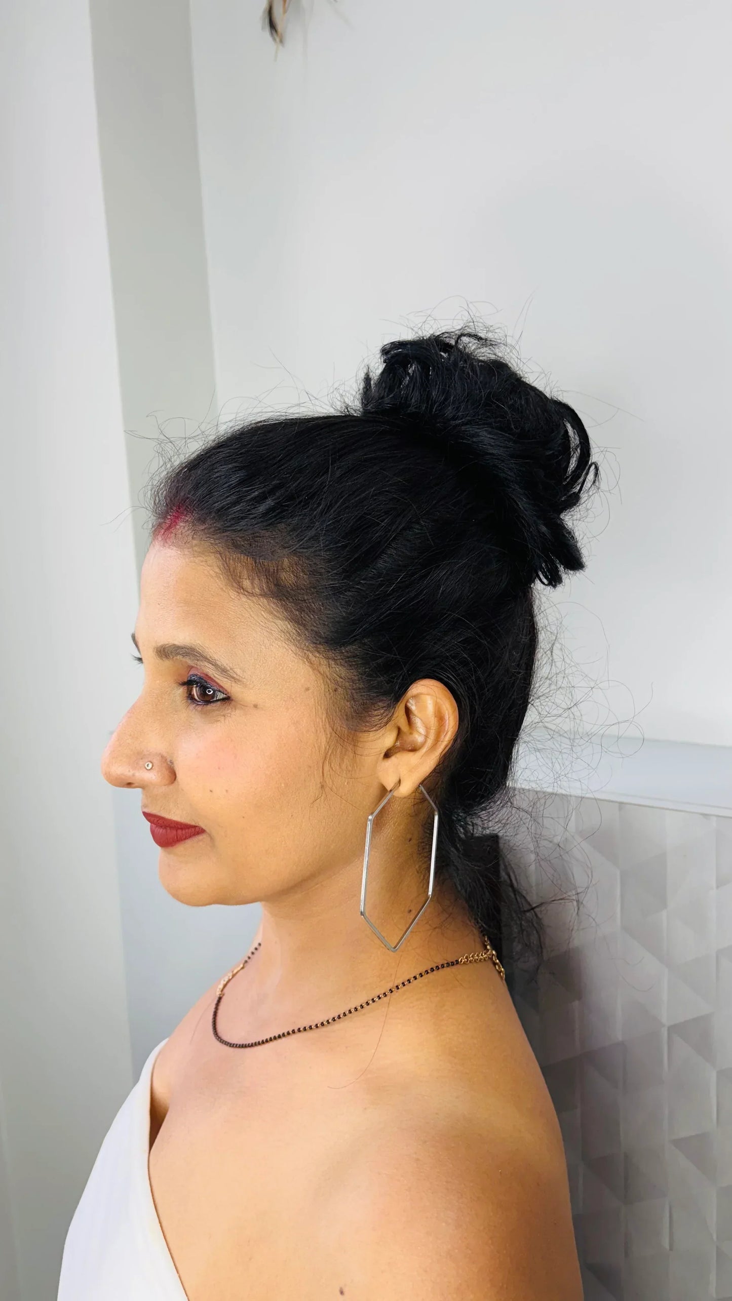 Messy Bun Scrunchie - Natural Black