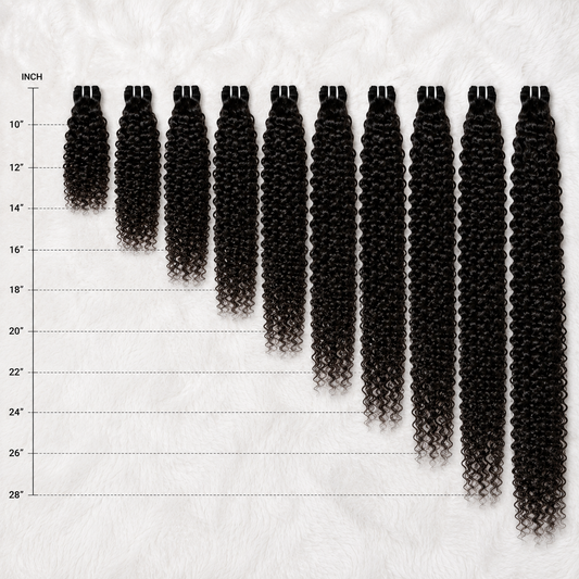 Machine Weft - Curly The Ramaya Hair Extensions