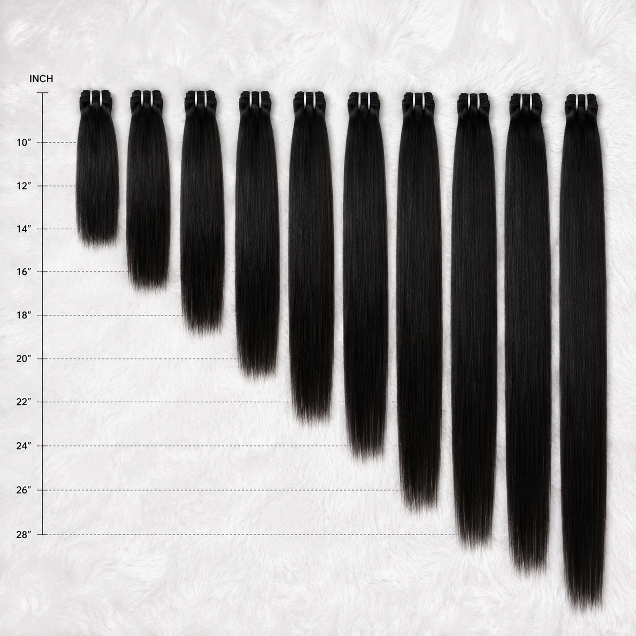 Machine Weft - Straight The Ramaya Hair Extensions