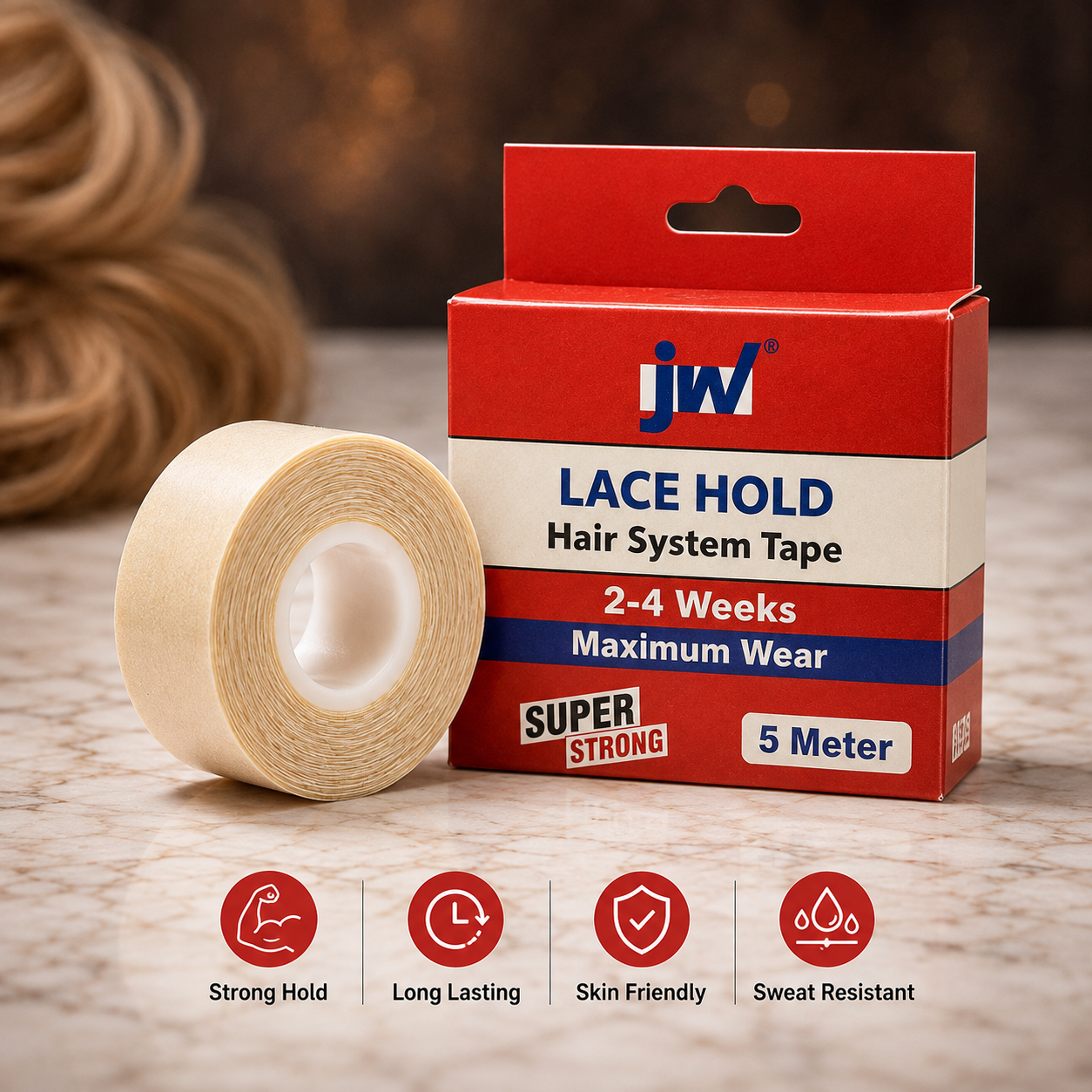Lace Hold Tape (5 Meter) The Ramaya Hair Extensions